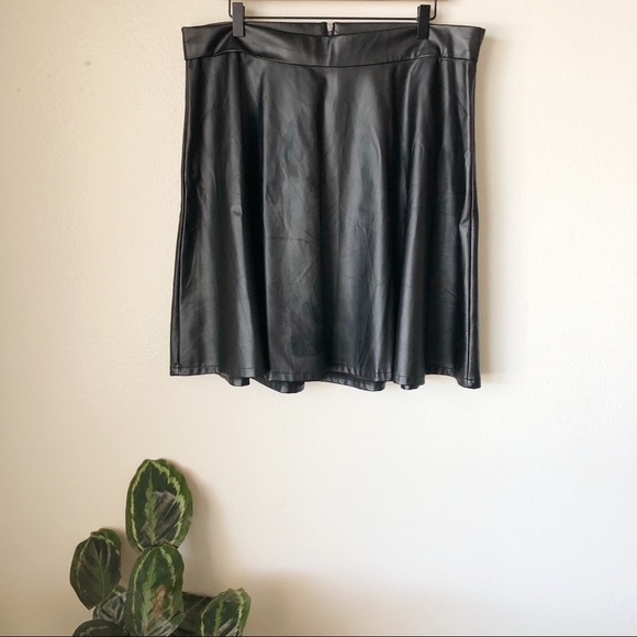 torrid Dresses & Skirts - Torrid | Faux Leather Skater Skirt